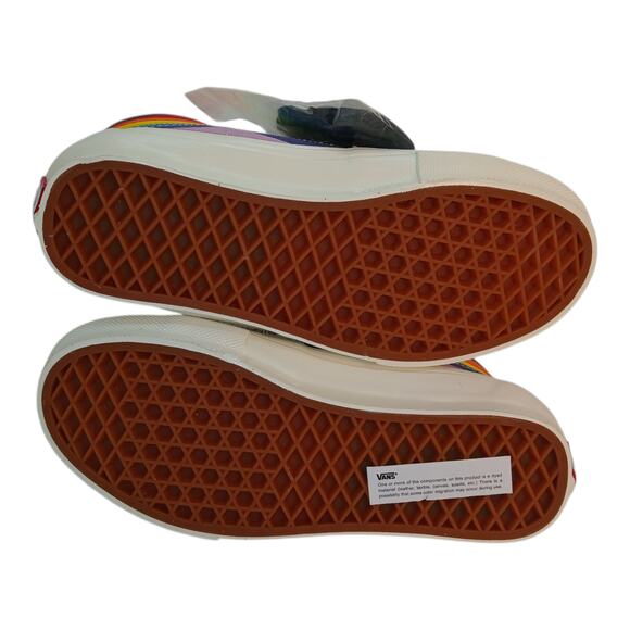 VANS Skate SK8-Hi Pride Women's New w/Tags White Rainbow Sneakers - Size 6 - Picture 6 of 6